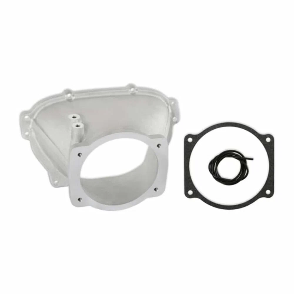Ultra Lo-Ram 105Mm Throttle Body Adapter- Gm Gen V Lt Front-Feed-Satin-300-714